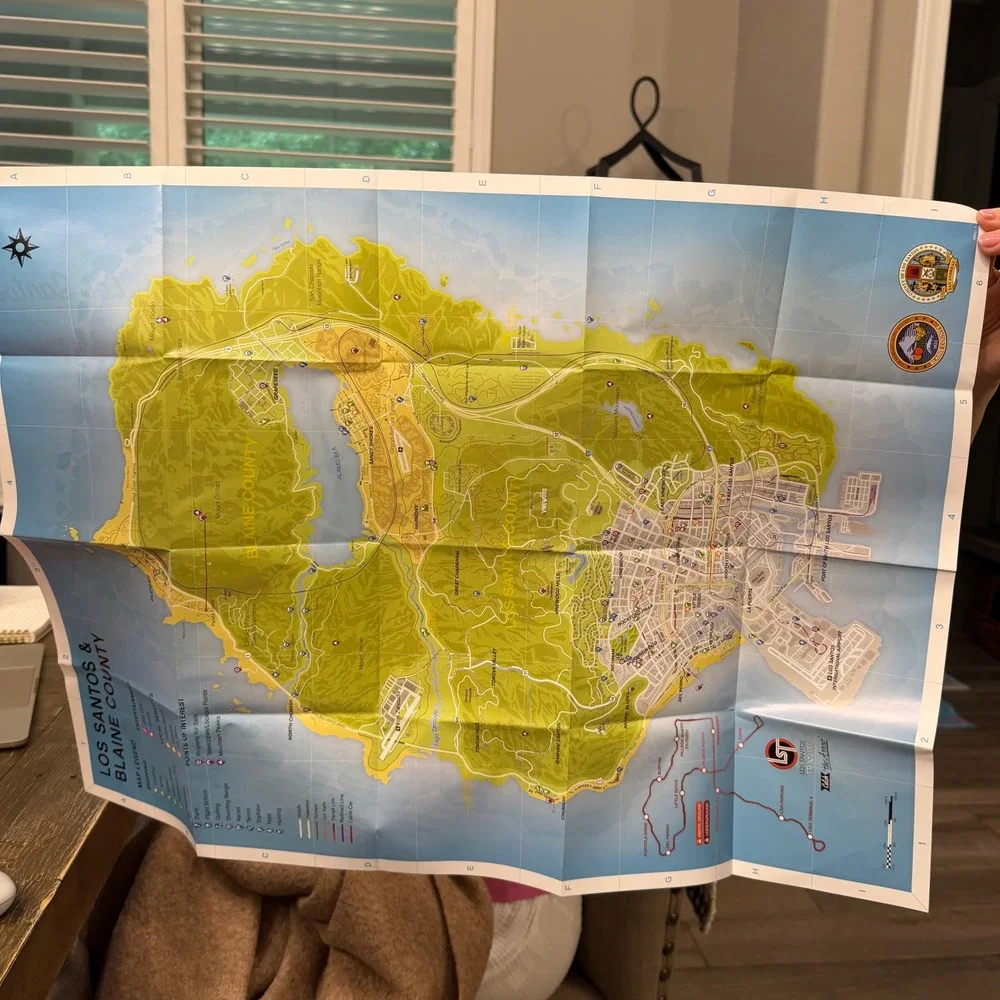 Rockstar Grand Theft Auto V Xbox One One Size Green Premium Edition Map